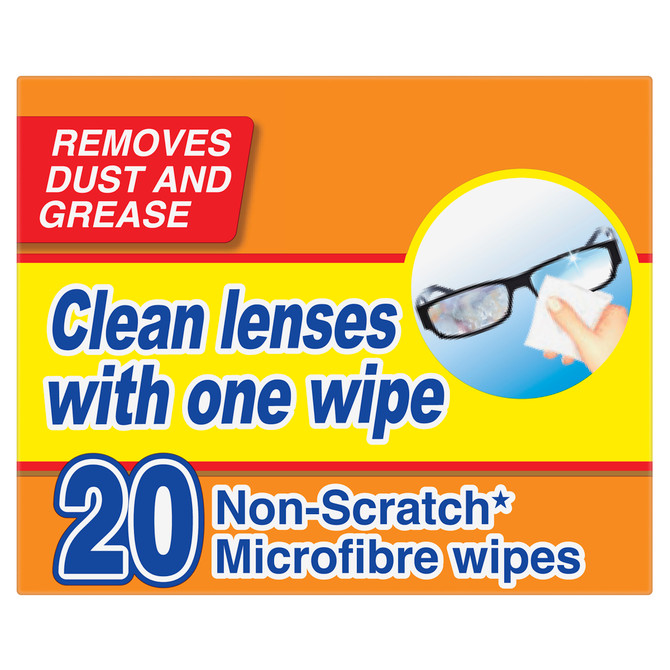 Clearwipe Lens Cleaner 20 Wipes