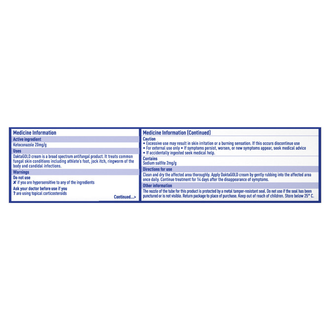 Daktagold Athlete's Foot Cream 30g