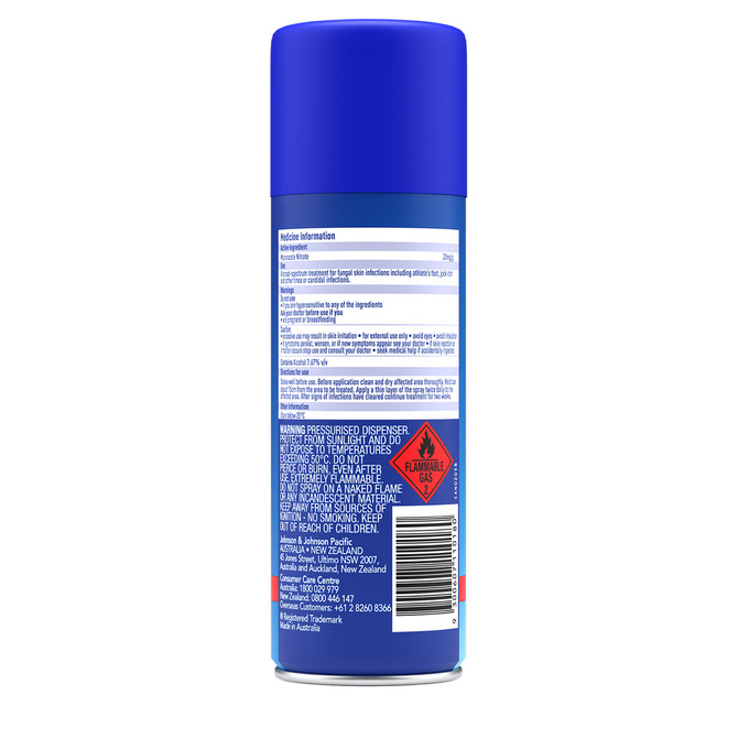 Daktarin Athlete's Foot Pressurised Spray 100g