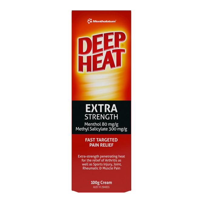 Deep Heat Extra Strength Cream 100g