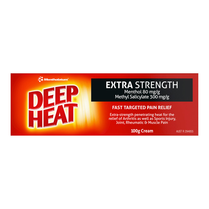 Deep Heat Extra Strength Cream 100g