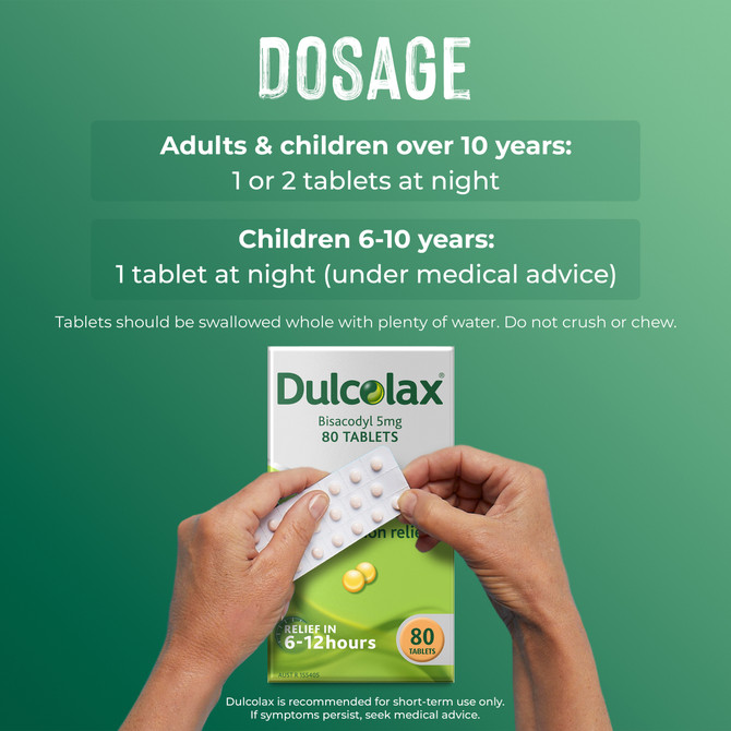 Dulcolax Tablets 80 Pack