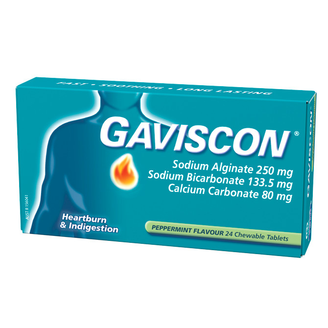 Gaviscon Tablets Peppermint 24