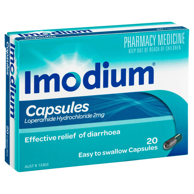 Imodium Diarrhoea Relief Capsules 20 Pack