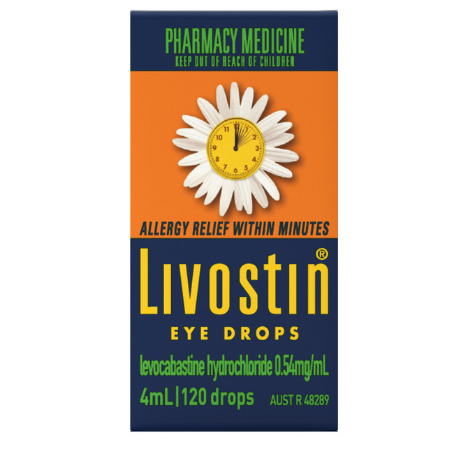 Livostin Antihistamine Allergy Eye Drops 4mL