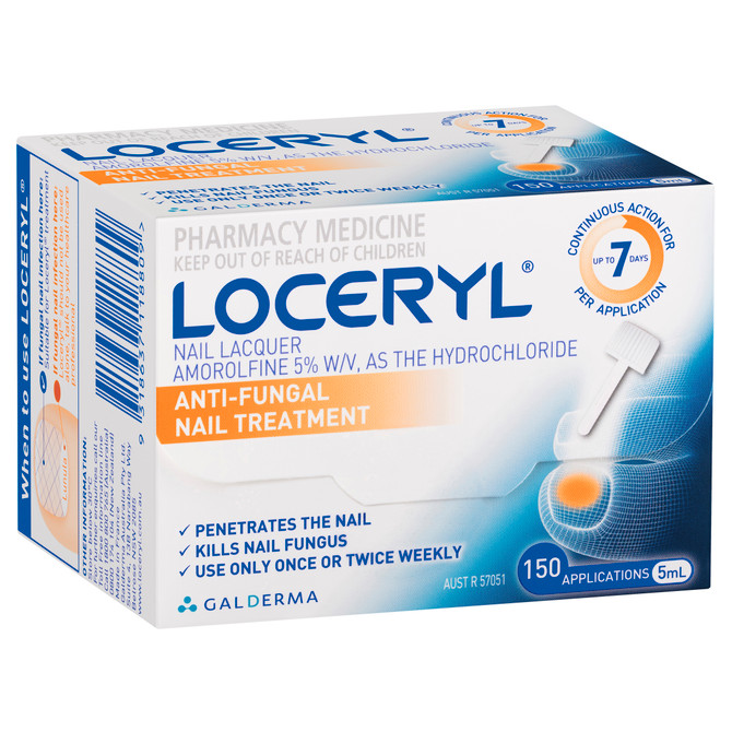 Loceryl Nail Lacquer 5mL, Anti-Fungal Nail Treatment