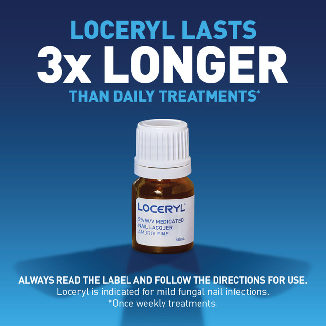 Loceryl Nail Lacquer 5mL, Anti-Fungal Nail Treatment