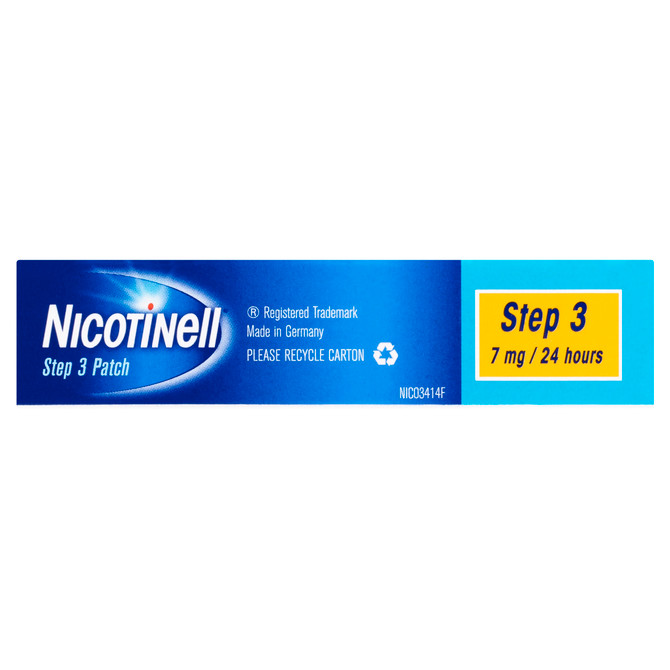 Nicotinell Stop Smoking Step 3 Patch 7mg 7 Pack