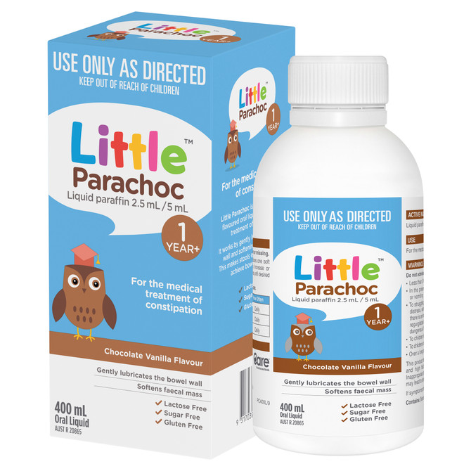 Little Parachoc Liquid Paraffin Chocolate Vanilla 400mL