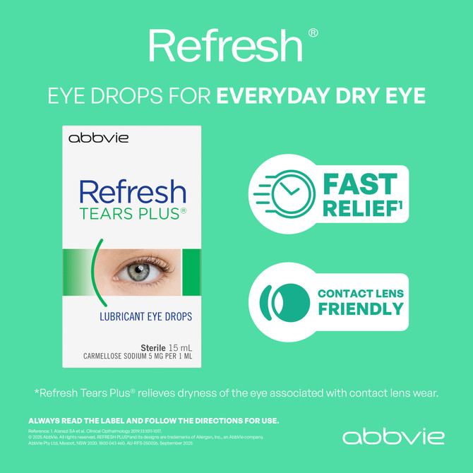 Refresh Tears Plus® Eye Drops 15 mL