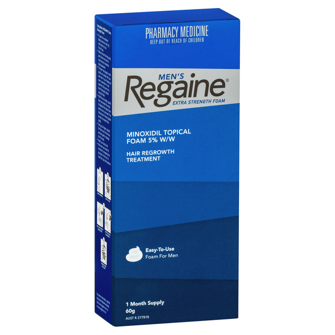 Regaine Men's Extra Strength Minoxidil Foam Hair Regrowth Treatment 60g