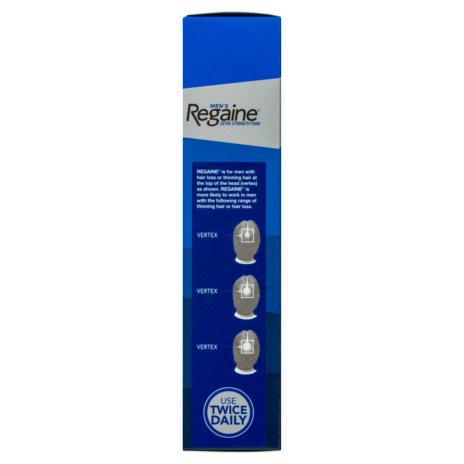 Men’s Regaine Extra Strength Foam 5% Minoxidil Hair Regrowth Treatment – Topical Hair Loss Treatment for Men (60g, 1 Month Supply)