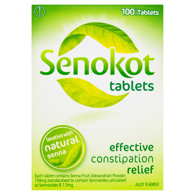 Senokot Tablets Constipation Relief 100 Pack
