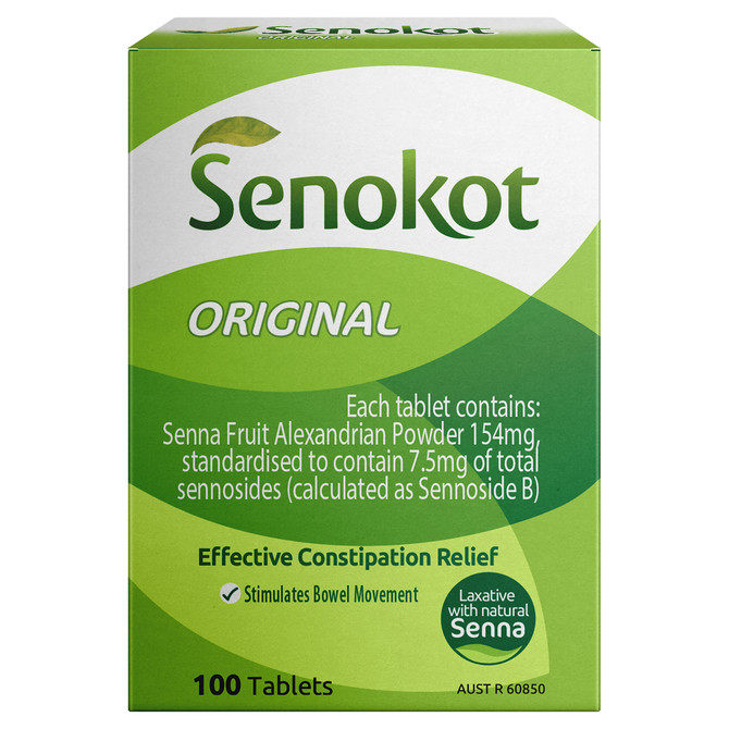 Senokot Tablets Constipation Relief 100 Pack