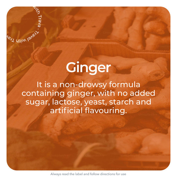 TravaCalm Ginger 10 Tablets