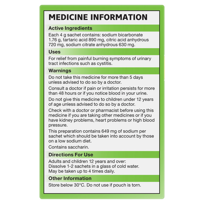 Ural Lemon Sachets x 8