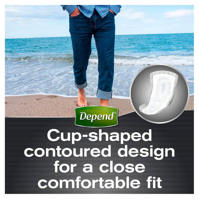 Depend Incontinence Guards Men 12 Pack