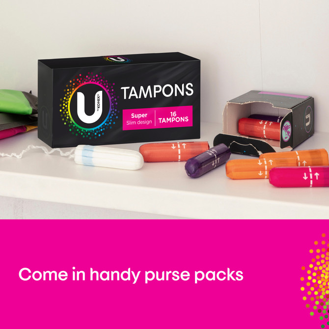 U by Kotex Tampons Super 16 Pack