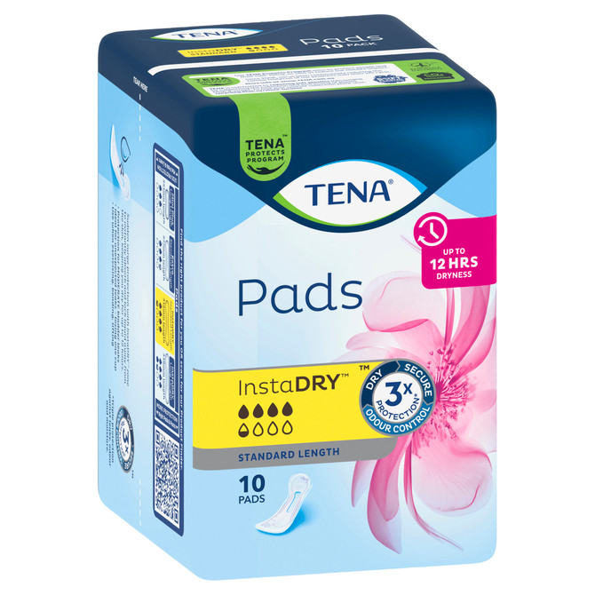 TENA Pads InstaDRY™ Standard 10 Pack