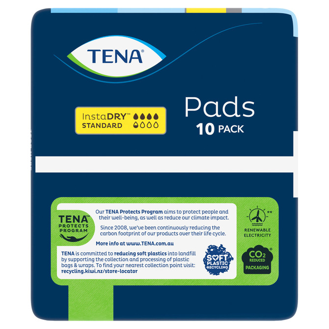 TENA Pads InstaDRY™ Standard 10 Pack