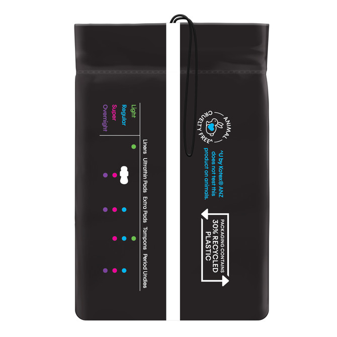 U by Kotex Ultrathin Pads Regular with Wings 14 Pack