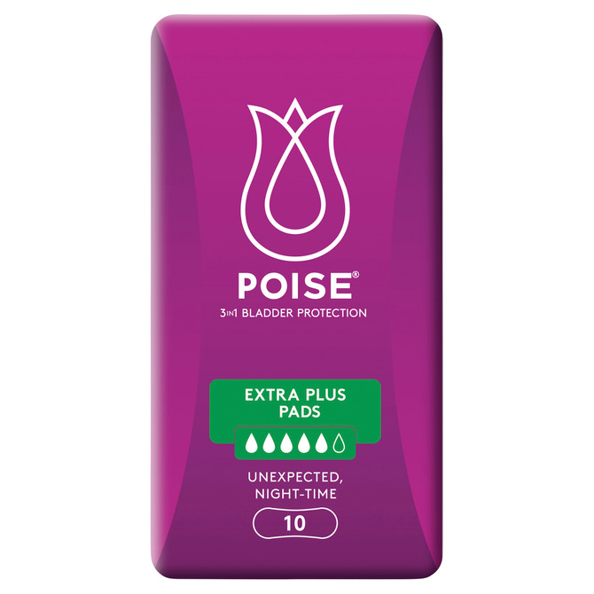 Poise Pads For Bladder Leaks Extra Plus 10 Pack