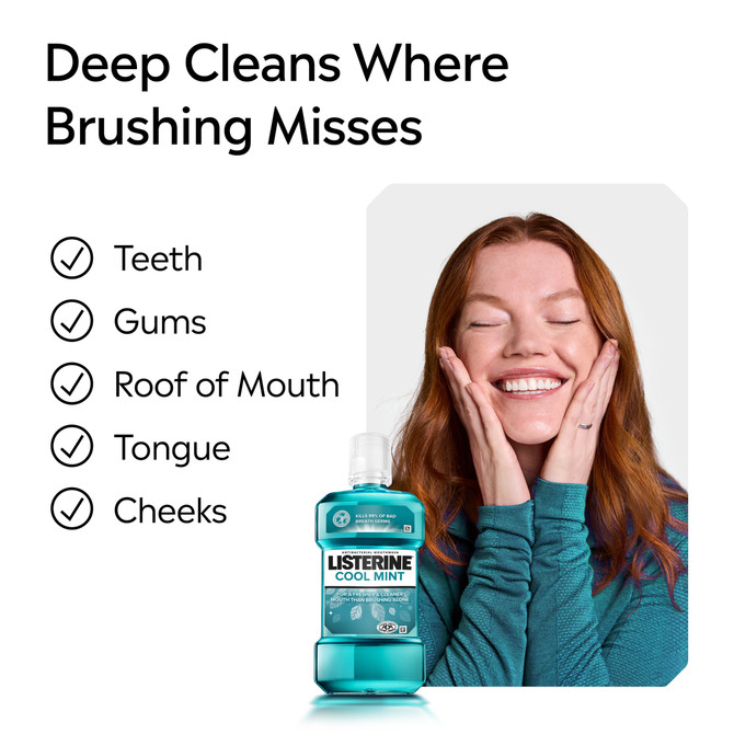 Listerine Cool Mint Mouthwash 250mL