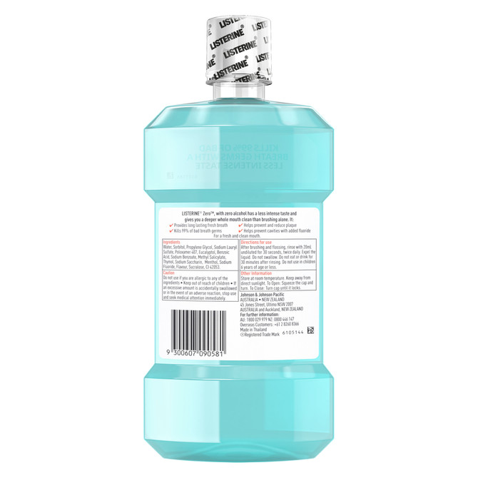 Listerine Zero Mouthwash 1L