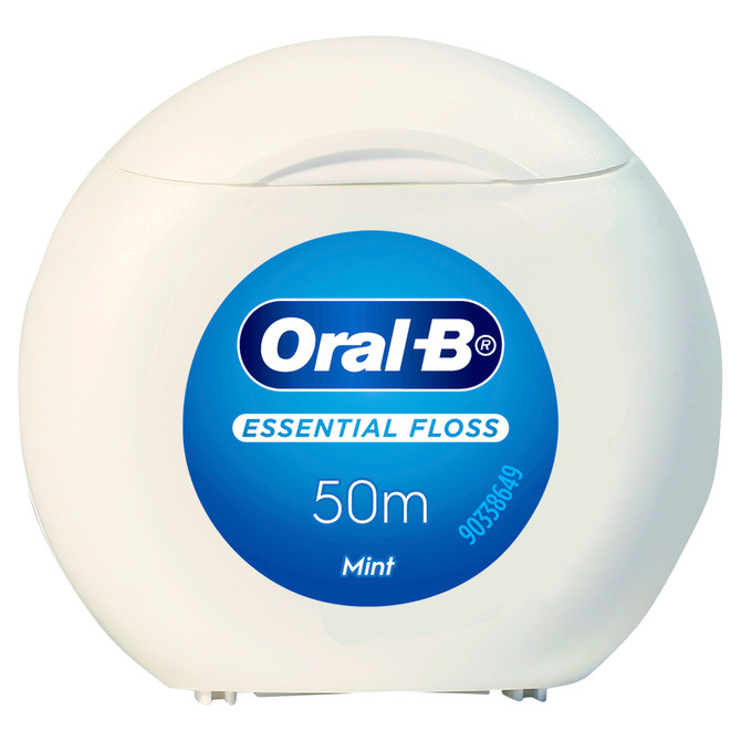 Oral-B Essential Waxed Clean Dental Floss, Mint 50m