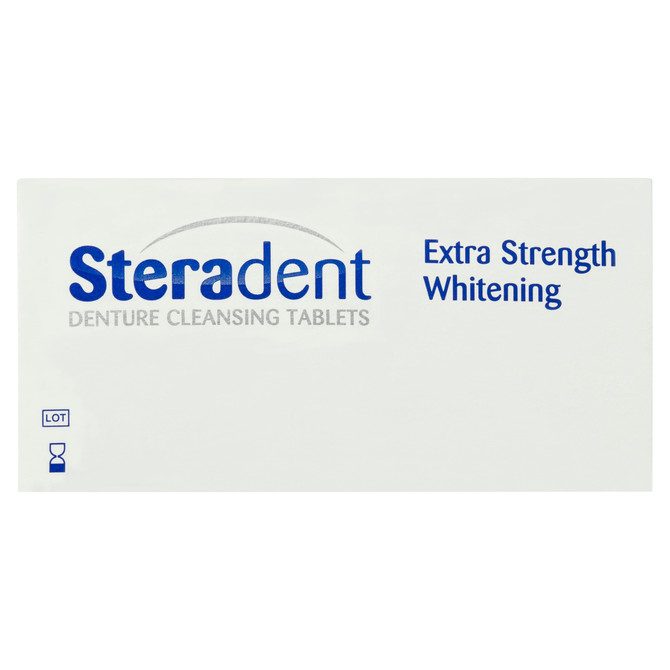 Steradent Whitening Tablets Extra Strength 48 Pack