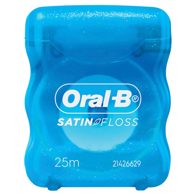 Oral-B Satin Tape Clean Dental Floss, Mint 25m 1 Pack