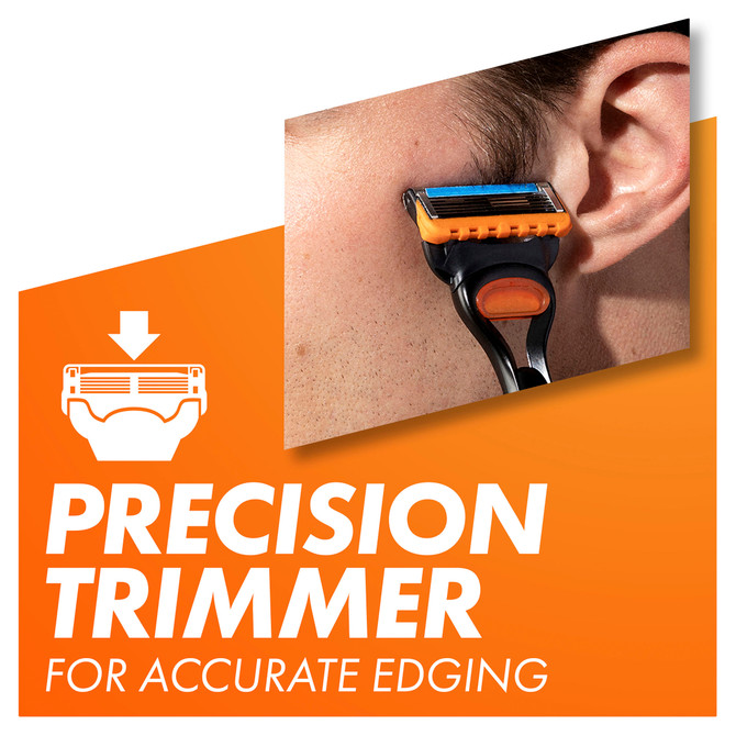 Gillette Fusion5 Razor Blades 4 Cartridges Refills, Shave Care