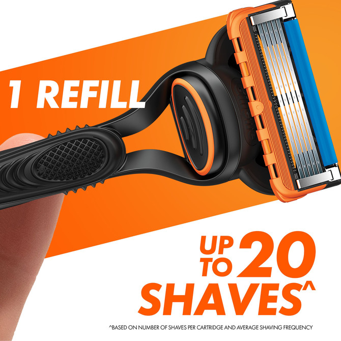 Gillette Fusion5 Razor Blades Refills, 4 Count, Men's Shave Care