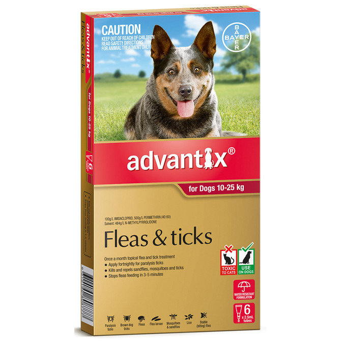 Advantix Dogs Large 10-25kg 6 Pack