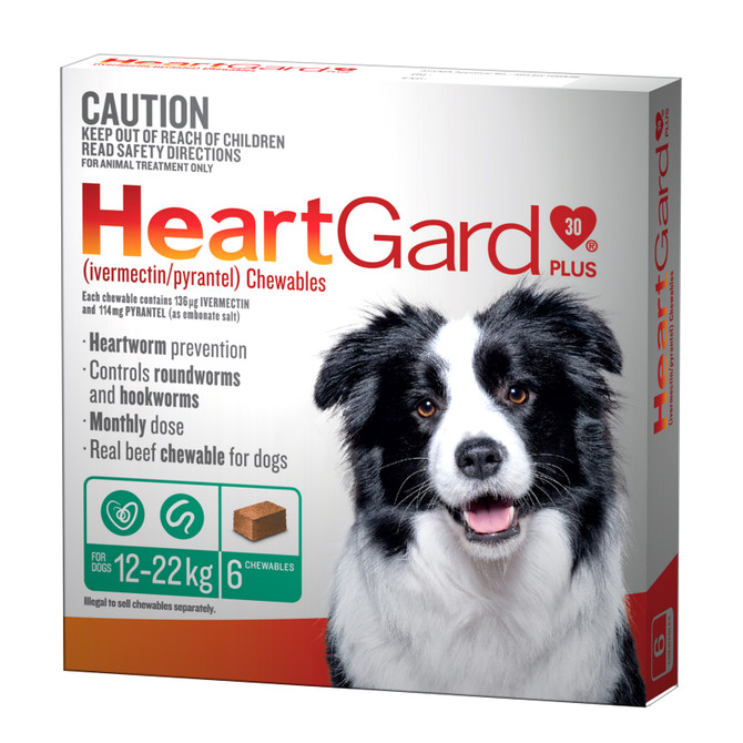 Heartgard Plus Medium Dog 6 Pack