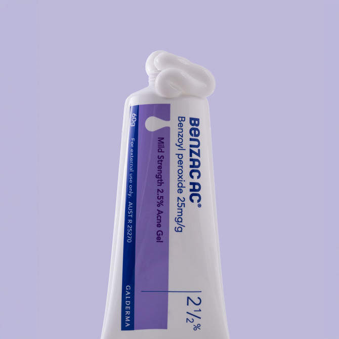 Benzac AC Mild Strength 2.5% Acne Gel 60g, Acne Treatment
