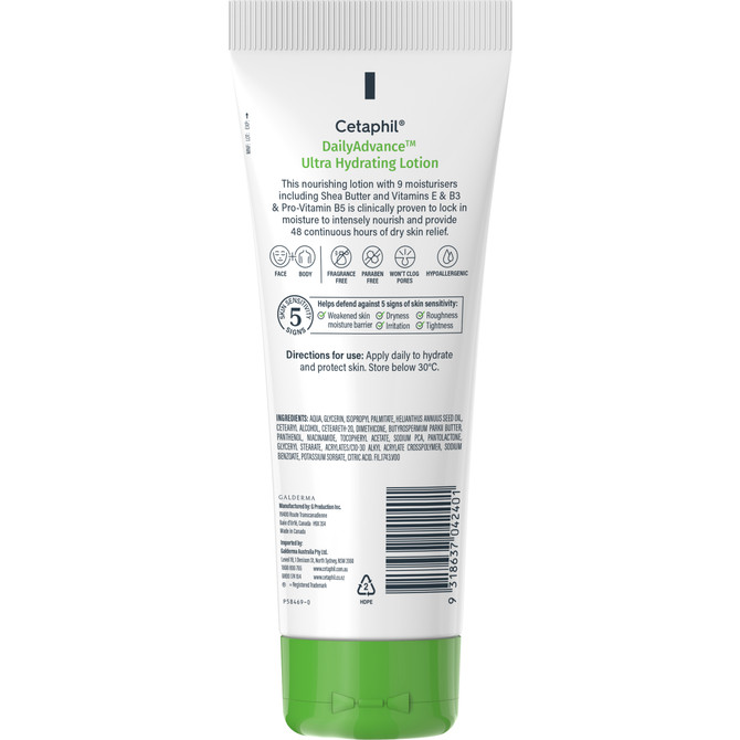 Cetaphil Daily Advance Ultra Hydrating Lotion 226g