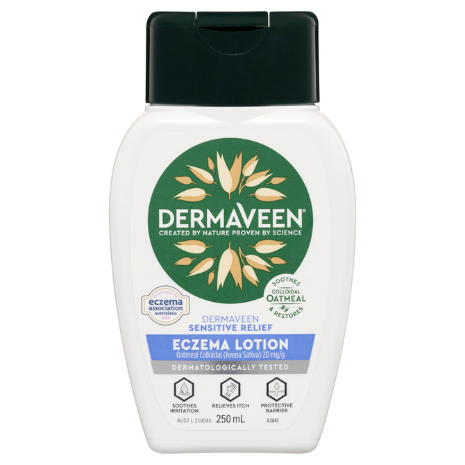 DermaVeen Sensitive Relief Eczema Lotion 250mL