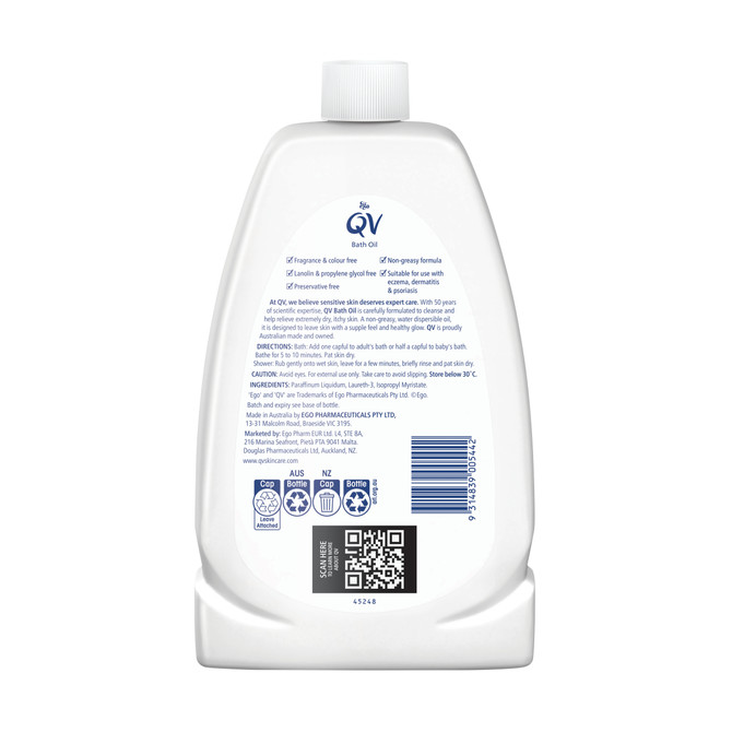 QV Bath Oil 1L