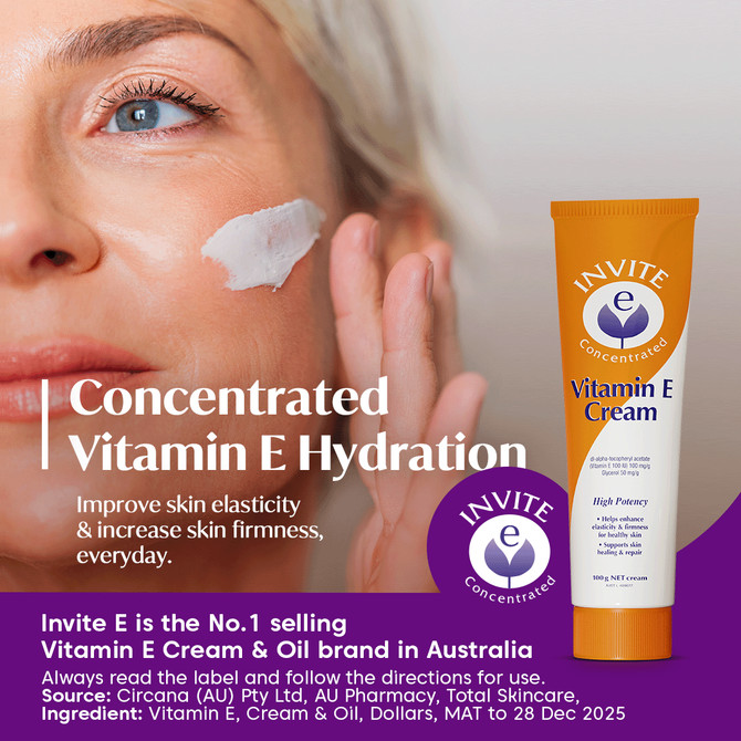 Invite E Concentrated Vitamin E Cream 200g Pump