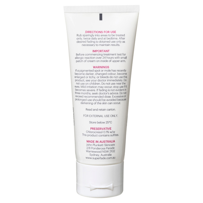 John Plunkett's Superfade Treatment Cream 60mL