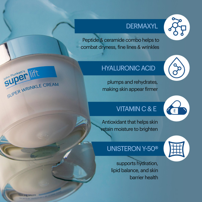 John Plunkett's Superlift Super Wrinkle Day & Night Cream 50g