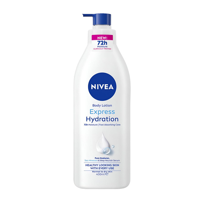 NIVEA Express Hydration 72 Hour Moisture Body Lotion 400ml