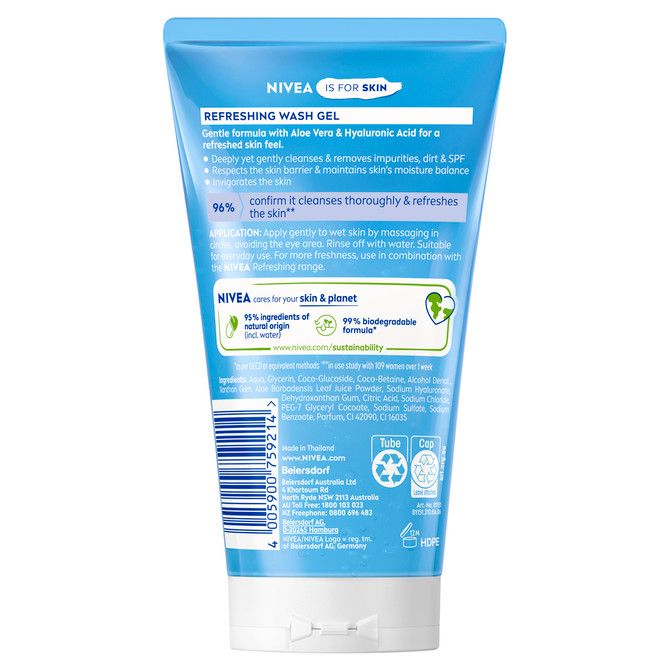 NIVEA Refreshing Wash Gel 150ml
