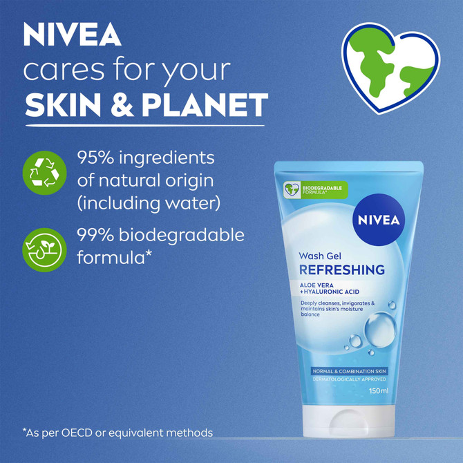 NIVEA Refreshing Wash Gel 150ml