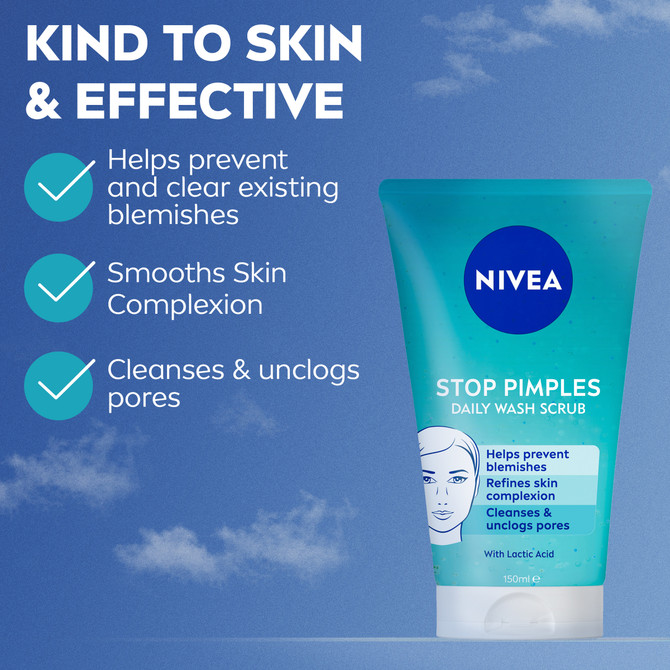 Stop Pimples Daily Wash Scrub 150mL