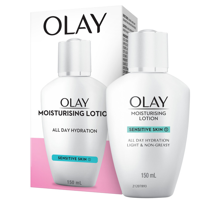Olay Moisturising Lotion Sensitive Skin All Day Hydration 150 ml Skin care
