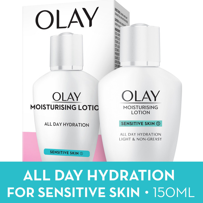 Olay Moisturising Lotion Sensitive Skin All Day Hydration 150 ml Skin care