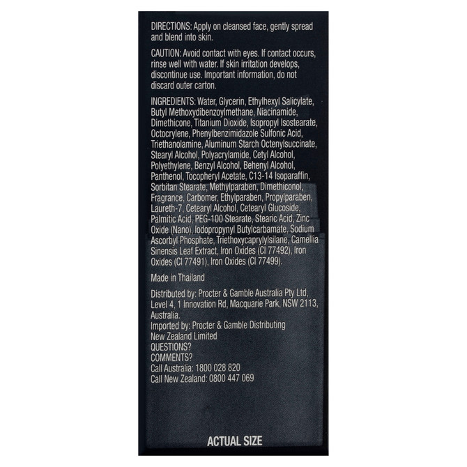 Olay Total Effects Touch of Foundation Face Cream Moisturiser SPF 15 50g