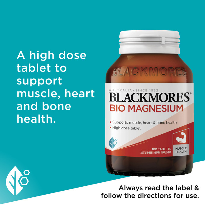 Blackmores Bio Magnesium 100 Tablets
